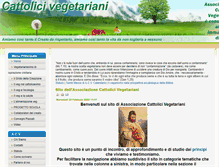 Tablet Screenshot of cattolicivegetariani.it